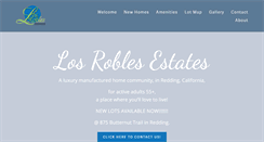 Desktop Screenshot of losroblesestates.com