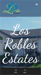 Mobile Screenshot of losroblesestates.com